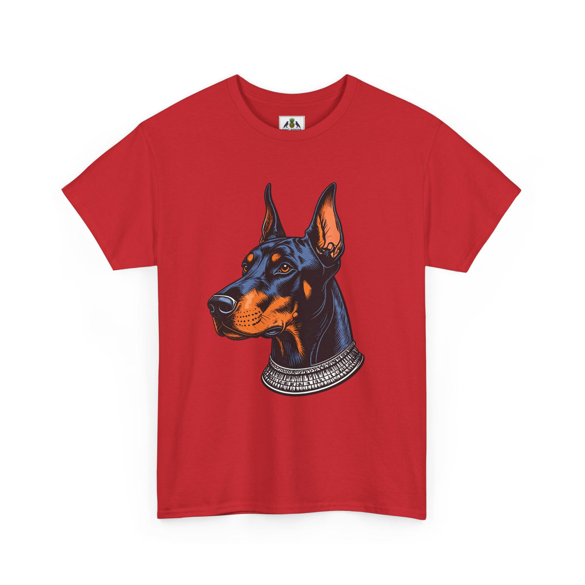 Doberman Portrait T-Shirt — Graphic Dog Lover Tee