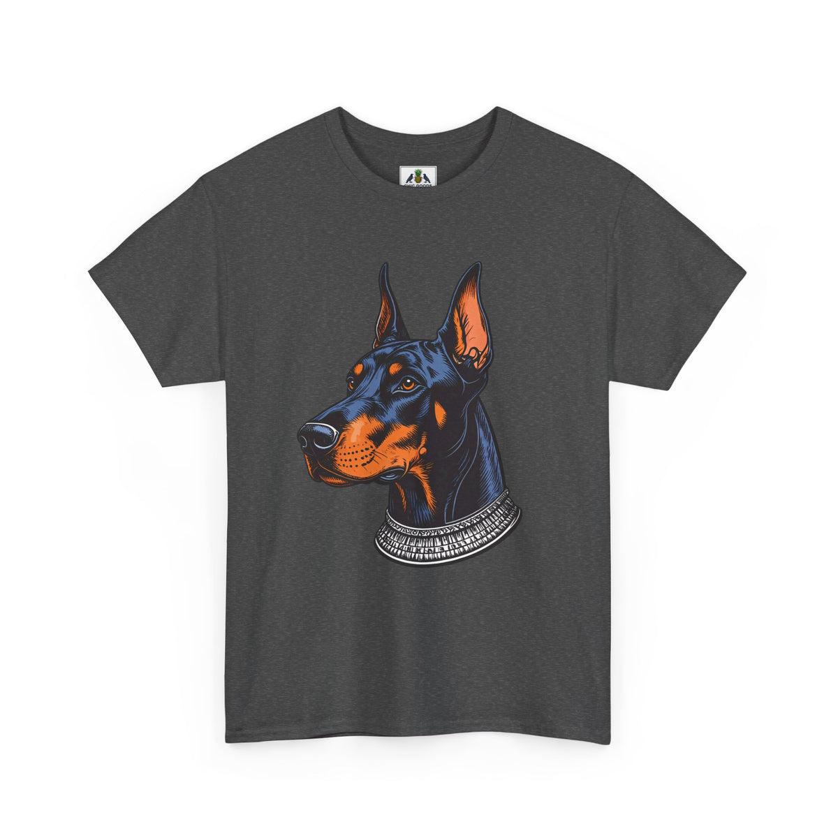 Doberman Portrait T-Shirt — Graphic Dog Lover Tee