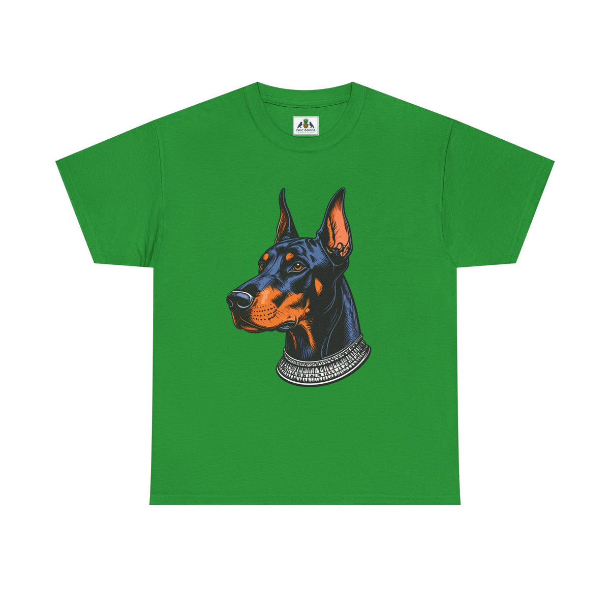 Doberman Portrait T-Shirt — Graphic Dog Lover Tee