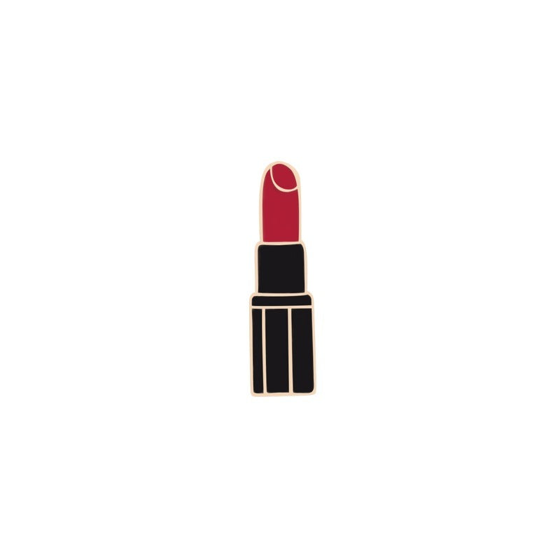 Cartoon Lip Stick Brosche