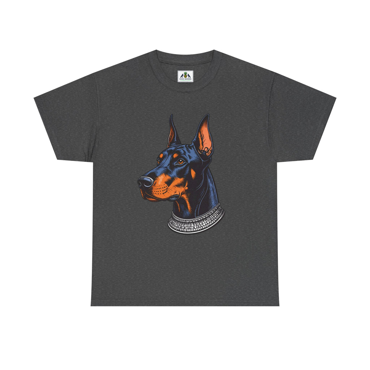 Doberman Portrait T-Shirt — Graphic Dog Lover Tee