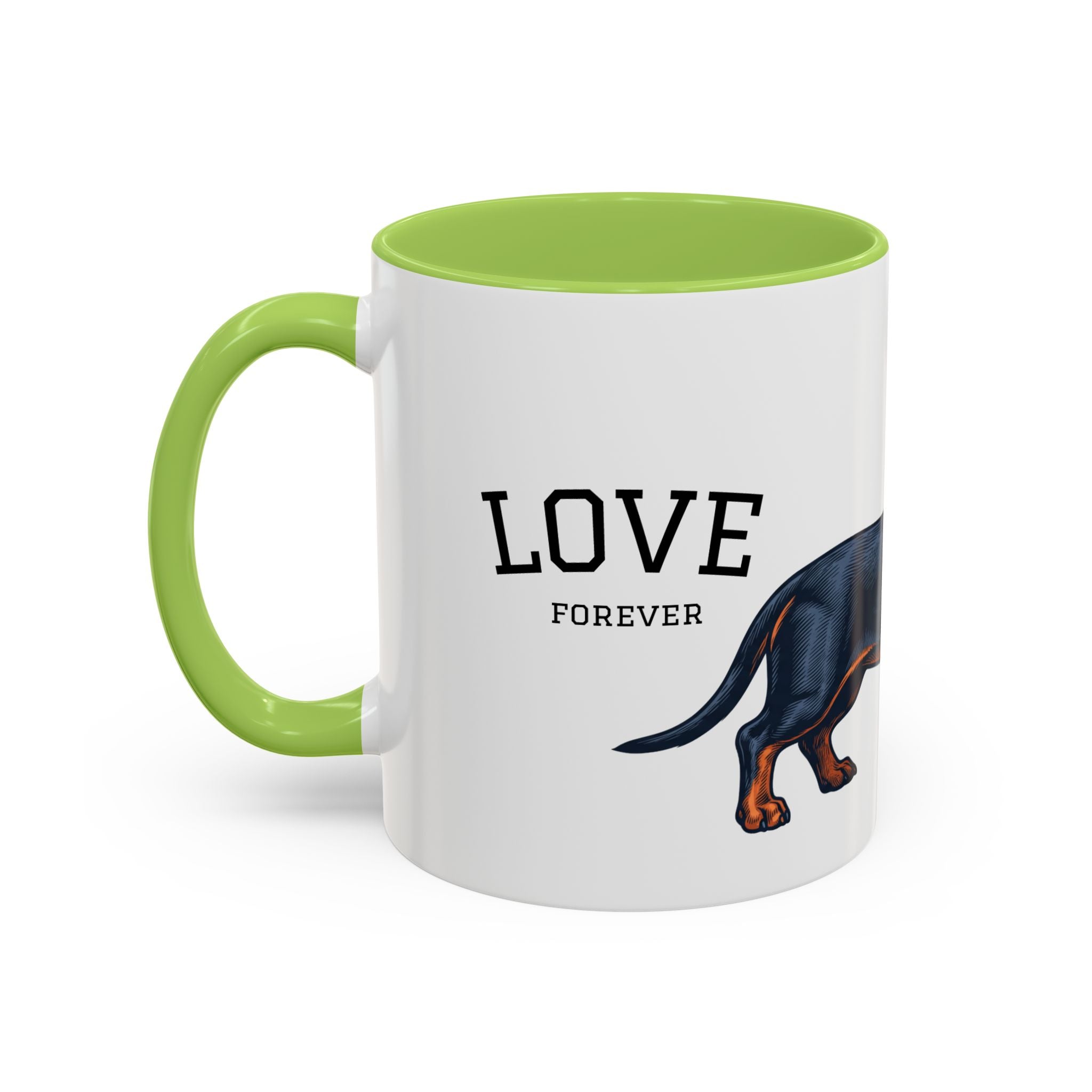 Keramik Tasse "Dackel Love"