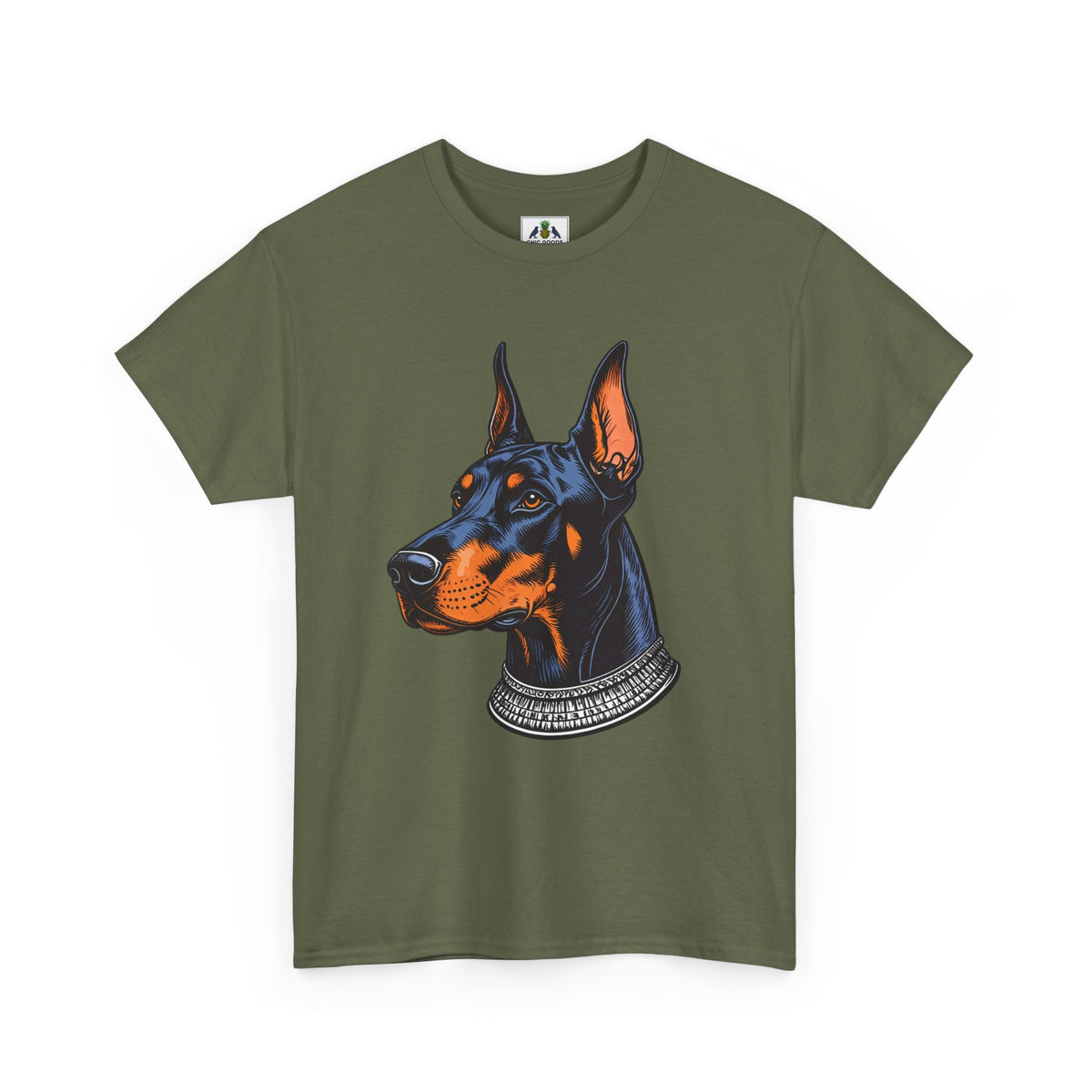 Doberman Portrait T-Shirt — Graphic Dog Lover Tee
