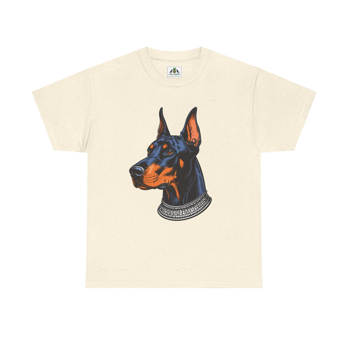 Doberman Portrait T-Shirt — Graphic Dog Lover Tee