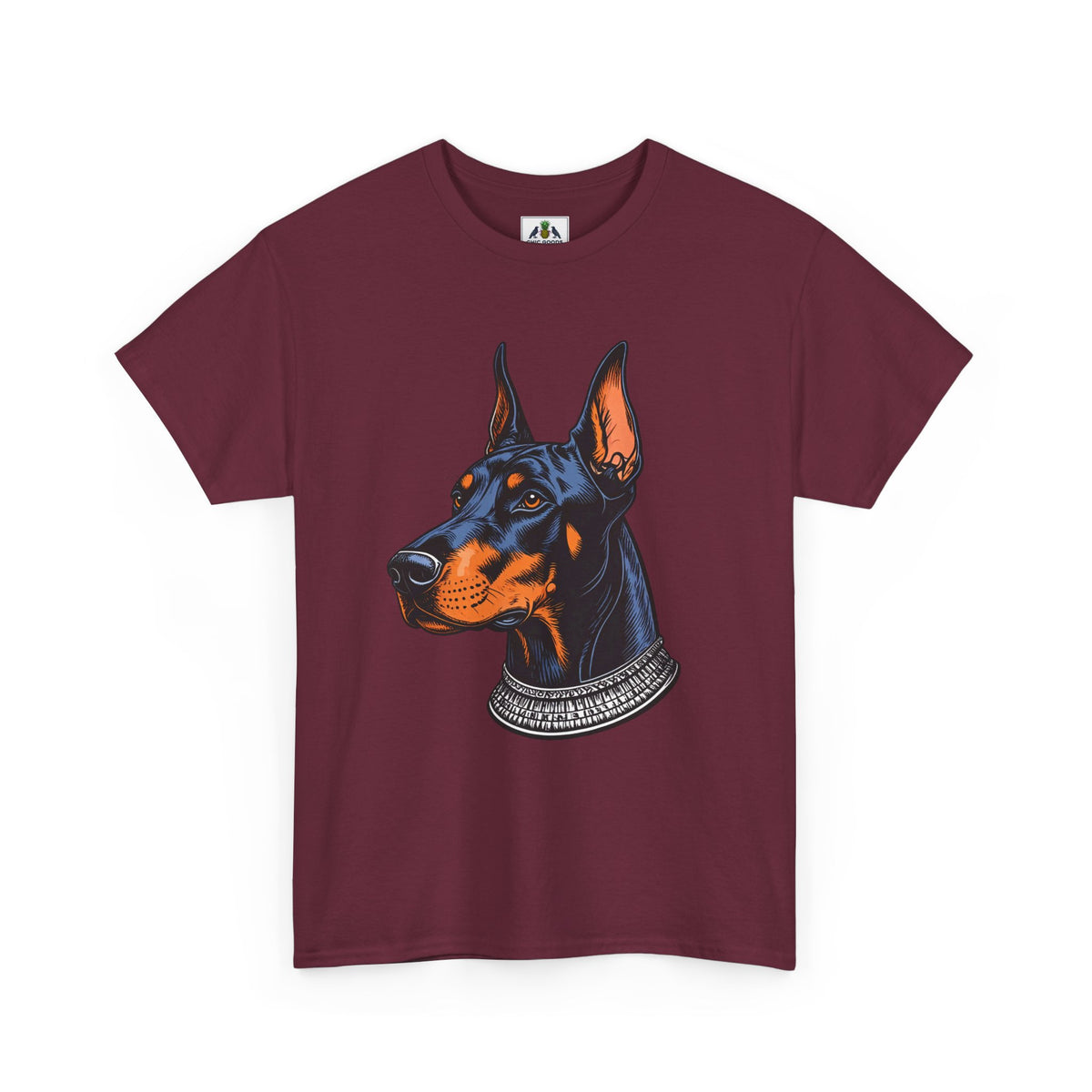 Doberman Portrait T-Shirt — Graphic Dog Lover Tee