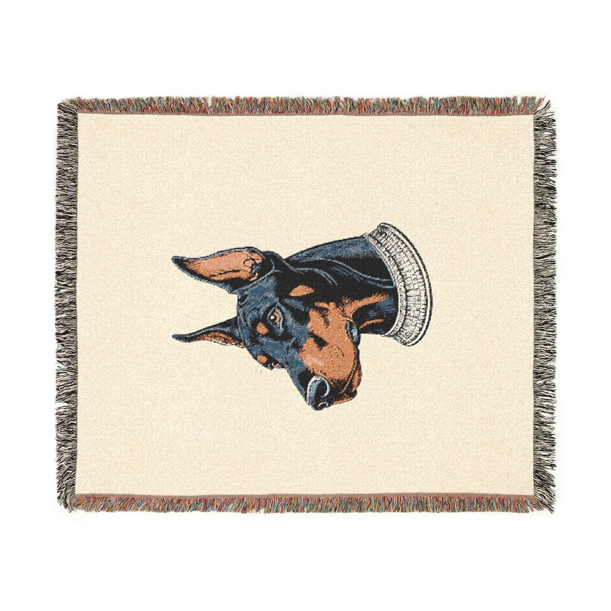 Viking Dog Woven Blanket