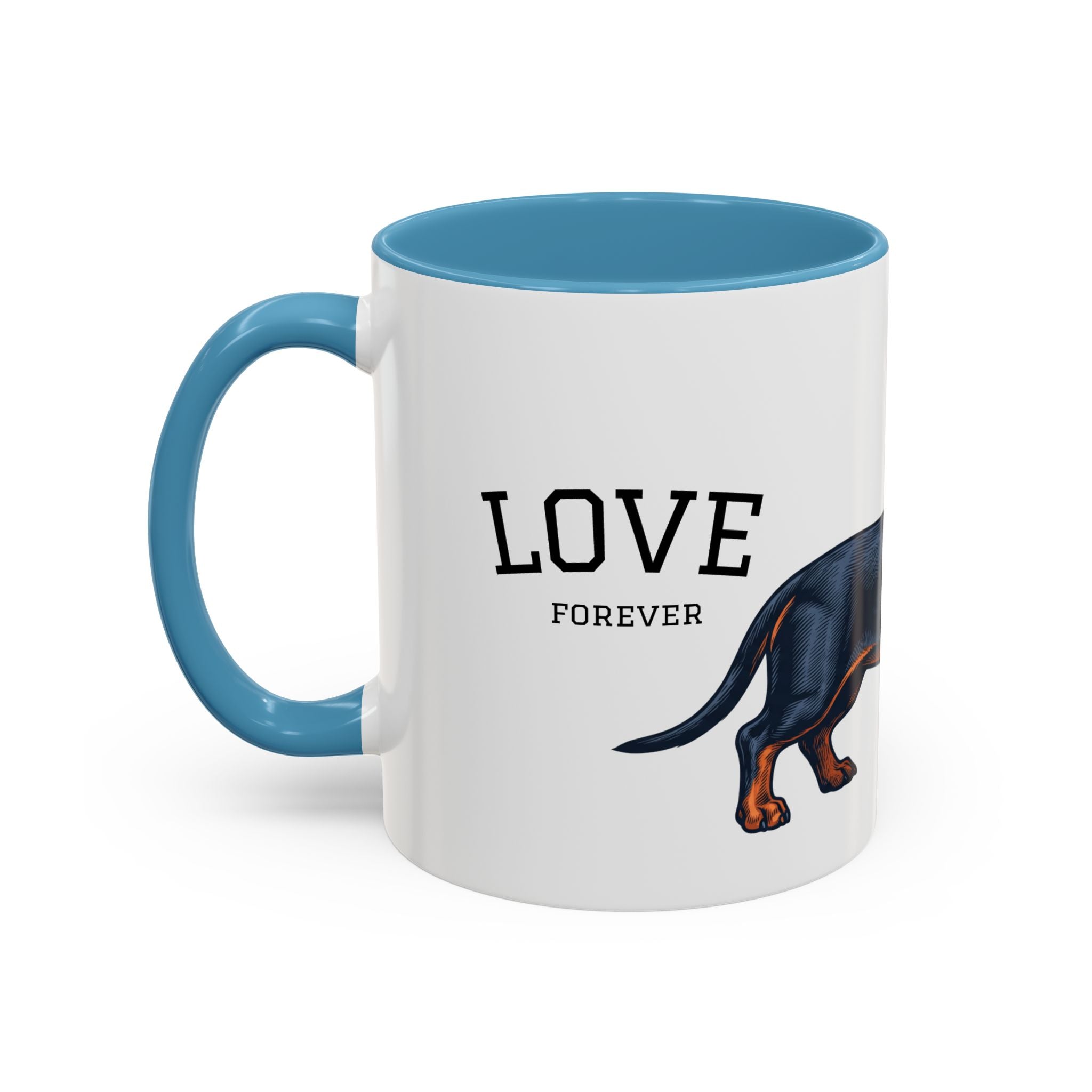 Keramik Tasse "Dackel Love"