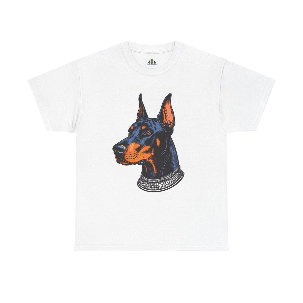 Doberman Portrait T-Shirt — Graphic Dog Lover Tee