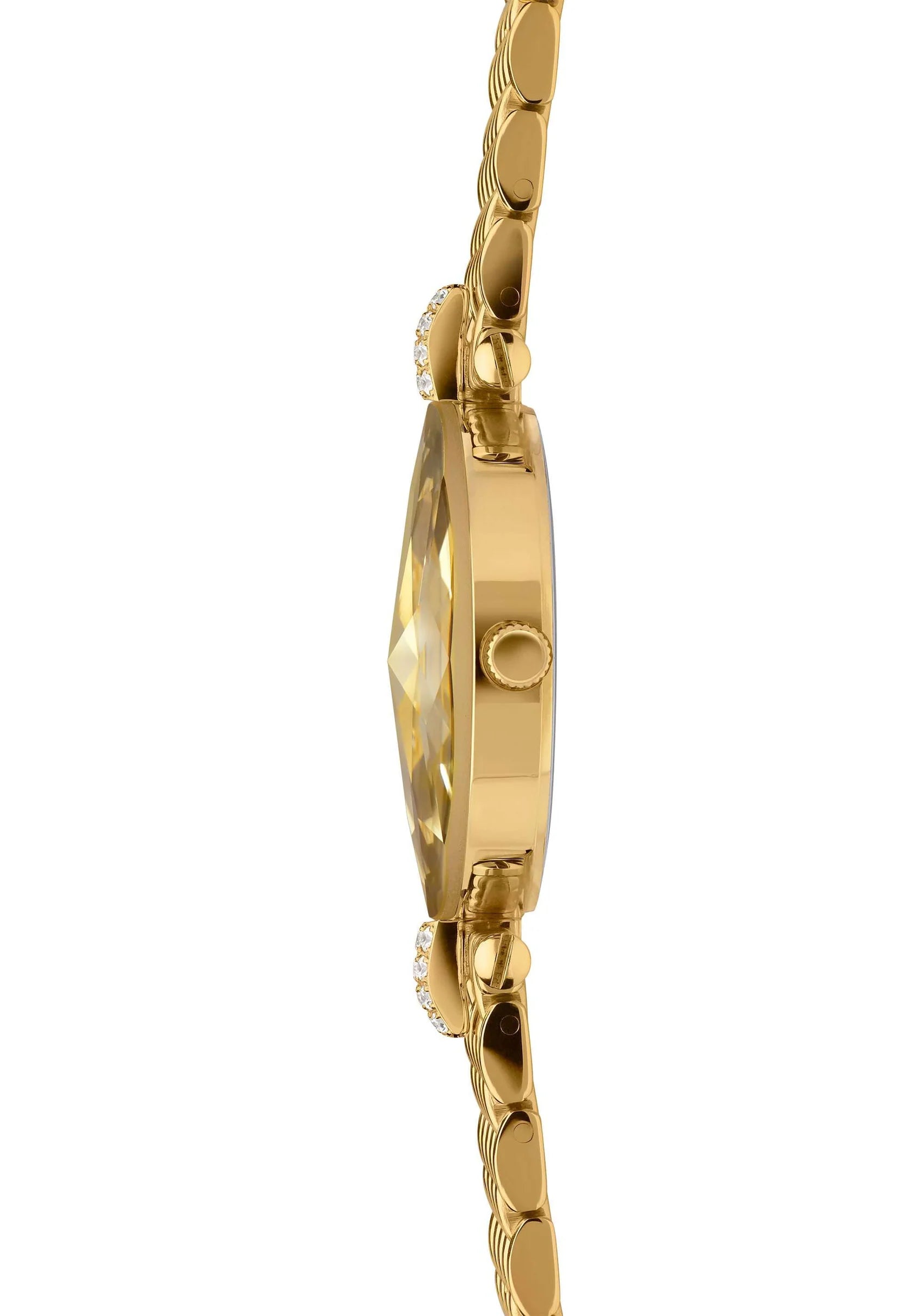 Facet Strass Schweizer Damenuhr J5.629.M